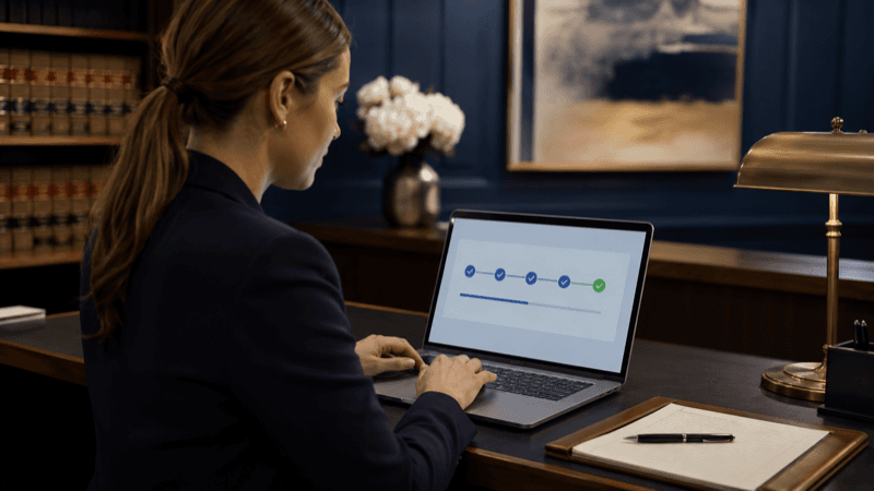 Law firm AI receptionist connected to case management system in minutes